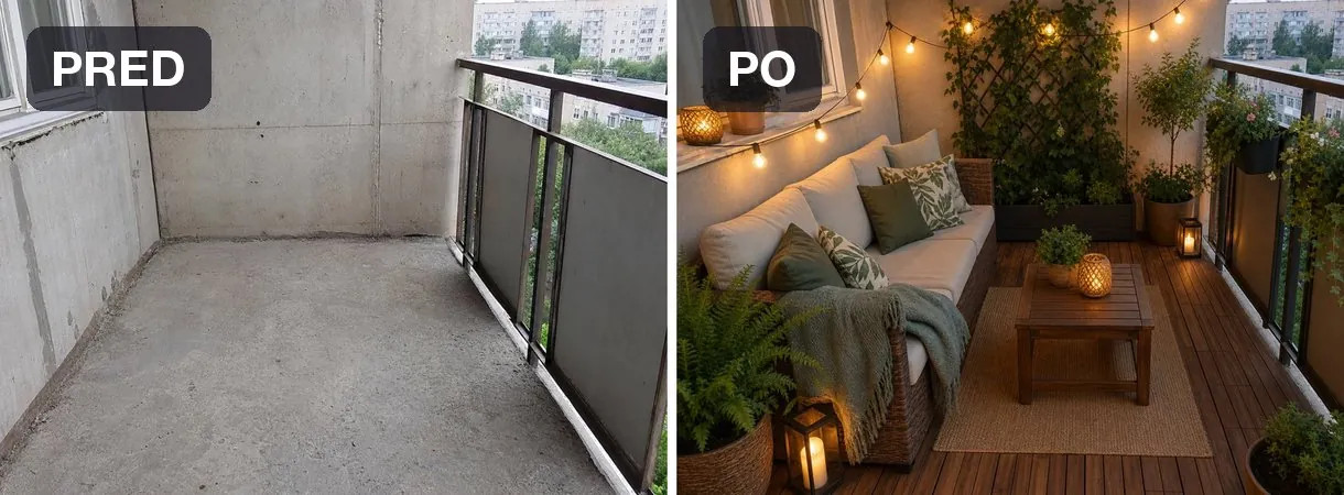 Ako zariadiť balkón