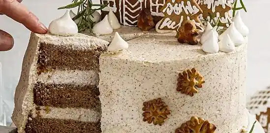 Recept: Vianočná medovníková torta