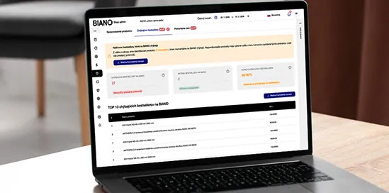 Vaše bestsellery sú kľúčové — a teraz vám BIANO ukáže, keď chýbajú