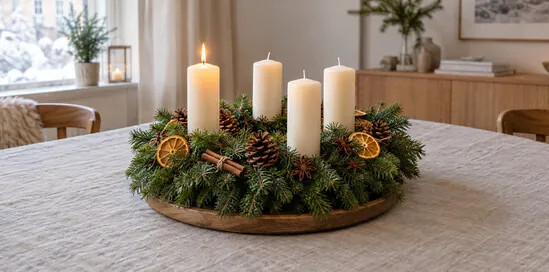 Adventný veniec: ako ho vyrobiť a ako zapaľovať sviečky
