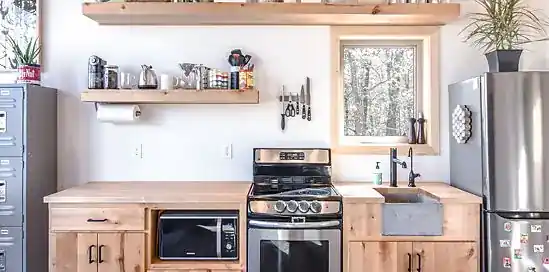 Aby sa všetko vošlo aj do malej kuchyne