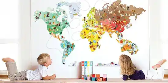 Vyberte veselé samolepky do detskej izby