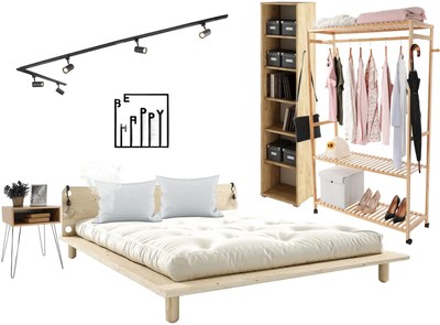 minimalizmus - spálňa