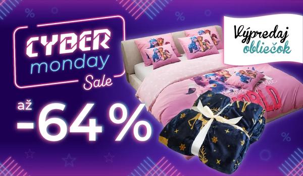 Cyber Monday Sale až - 64 %