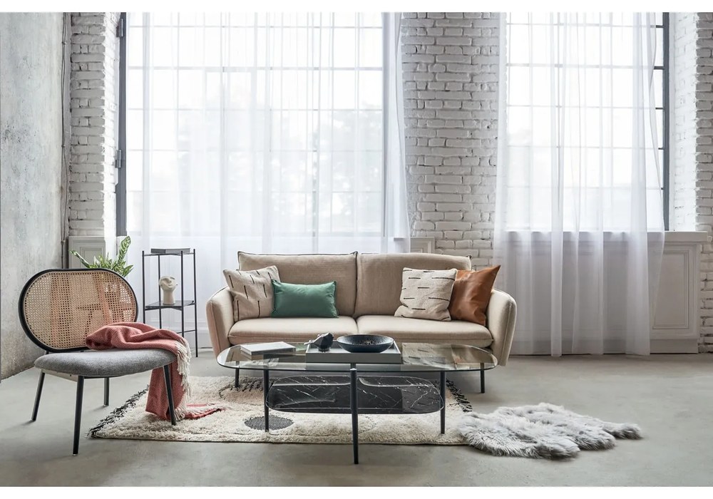 Béžová pohovka Cosmopolitan Design Vienna, 200 cm