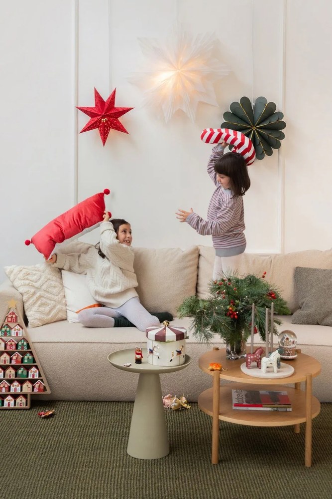 Zelená vianočná svetelná dekorácia ø 45 cm Marigold – Markslöjd