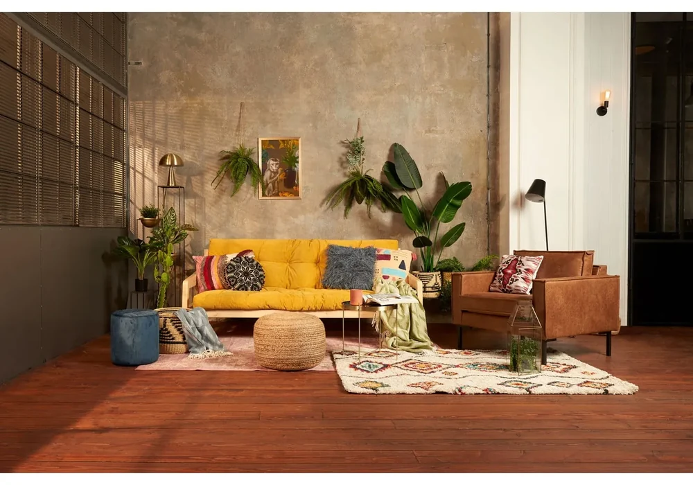 Menčestrová variabilná pohovka Karup Design Grab Raw/Honey