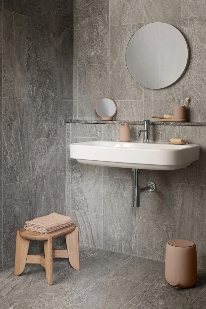 Ružová osuška Blomus Caro, 140 x 70 cm