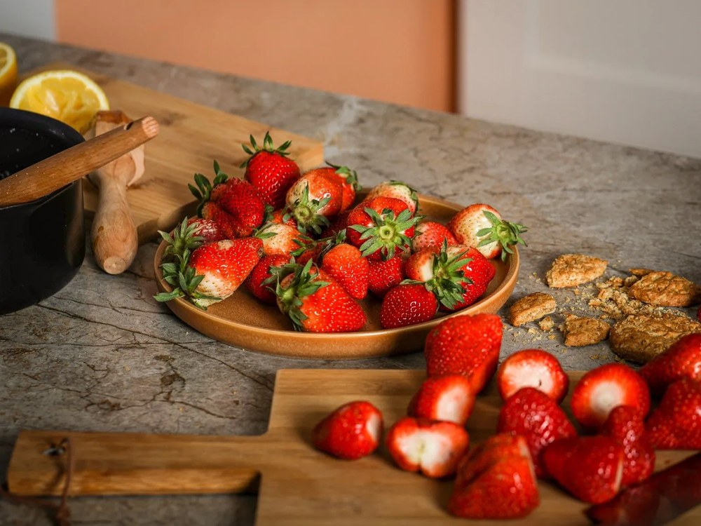 12-dielna súprava tehlovooranžového kameninového riadu Bonami Selection Malia