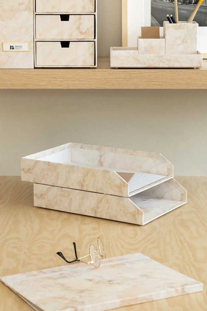 Kartónový organizér na dokumenty Paulina Paper Laminate A4 – Bigso