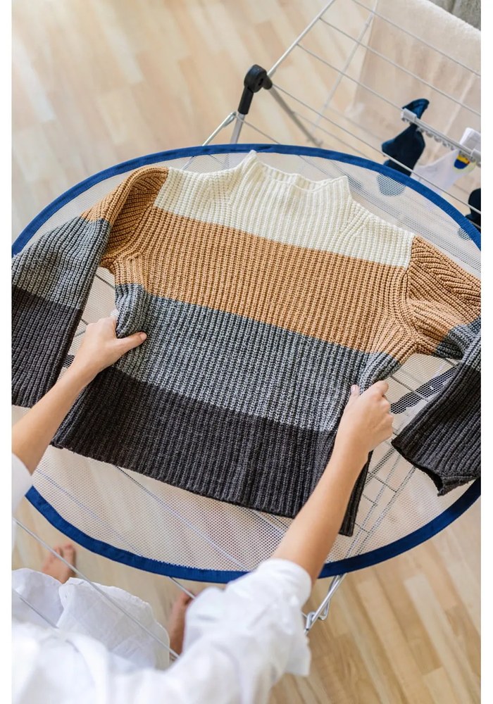 Oceľový sušiak Metaltex Vento, dĺžka 177 cm