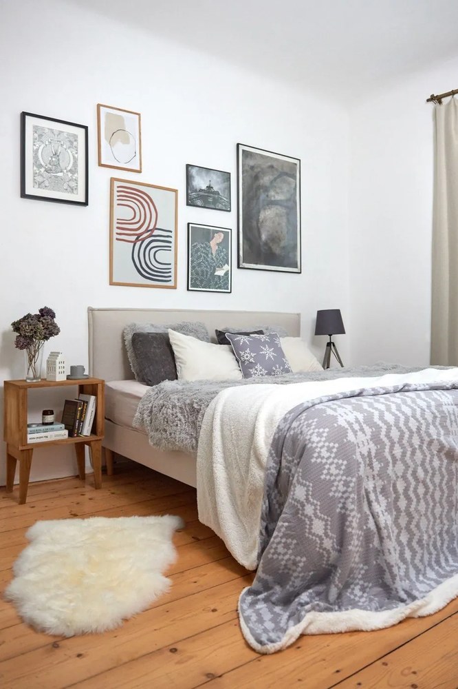 Svetlosivé mikroplyšové obliečky Catherine Lansfield Cuddly, 200 x 200 cm