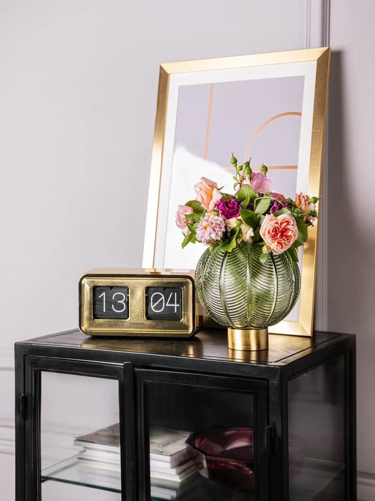 Zelená sklenená váza Bloomingville