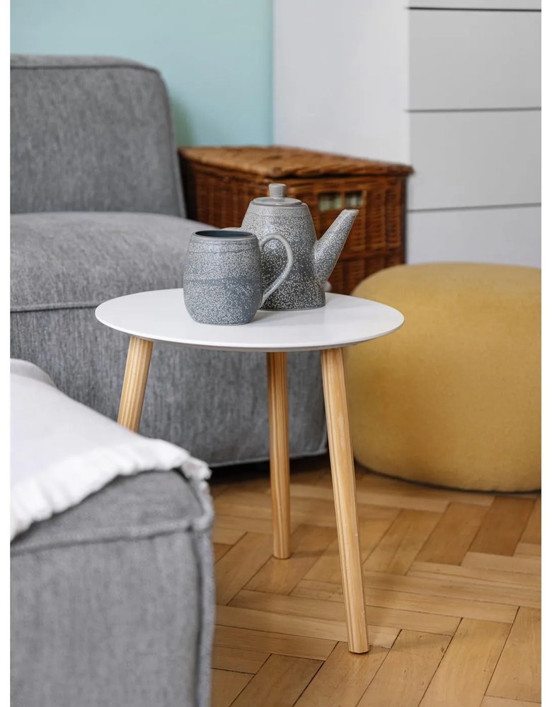 Sivý kameninový hrnček Bloomingville Kendra, 500 ml