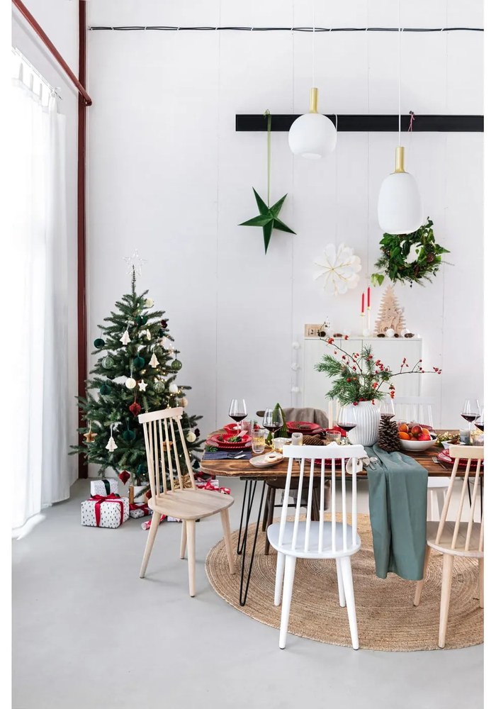 Biela kameninová váza Kähler Design Hammershoi, výška 25 cm