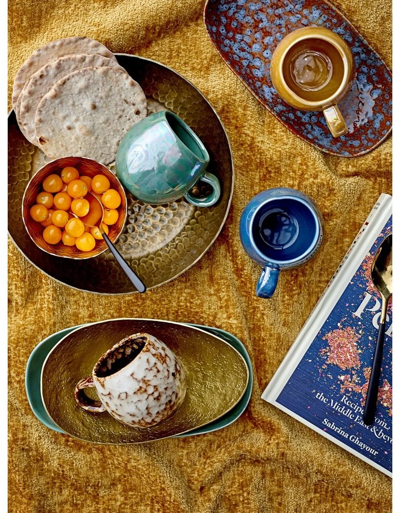 Hnedý/béžový keramický hrnček 280 ml Paula – Bloomingville