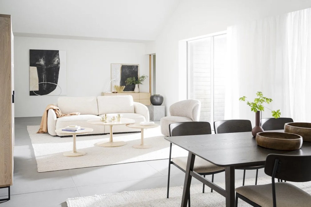 Krémovo-tmavohnedé jedálenské stoličky v súprave 2 ks Maymont – Rowico