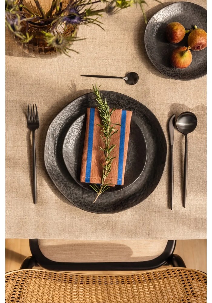 Čierny antikoro príbor 16 ks Modern retro – Premier Housewares