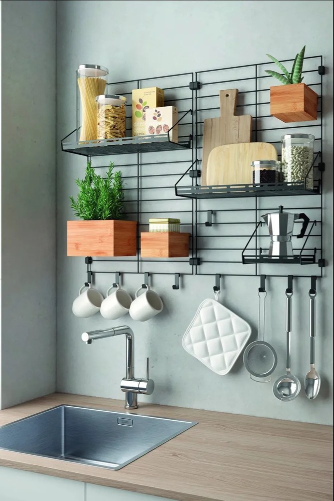 Bambusový komponent - úložný box v prírodnej farbe 19x15 cm Mural – Metaltex