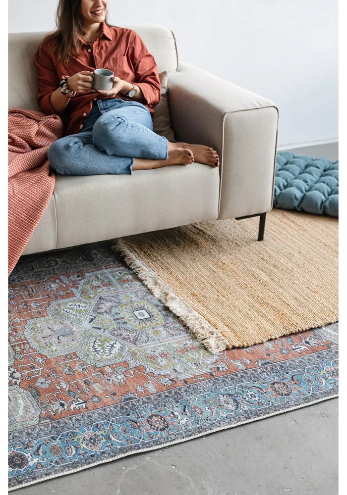 Prírodný ručne vyrobený koberec Nattiot Lenny, 110 x 170 cm