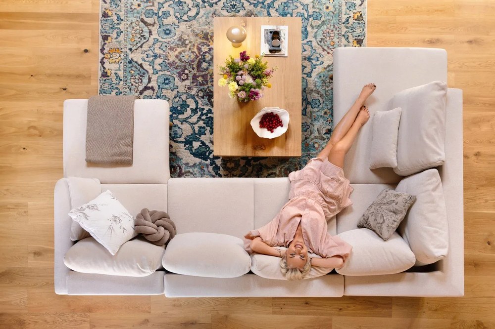 Béžová rozkladacia pohovka do "U" Miuform Scandic Lagom, ľavý roh