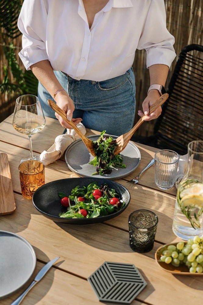 Podložka pod horúce Hexagon, sivá