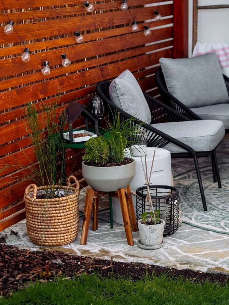 Čierne záhradné kreslo Bonami Selection North