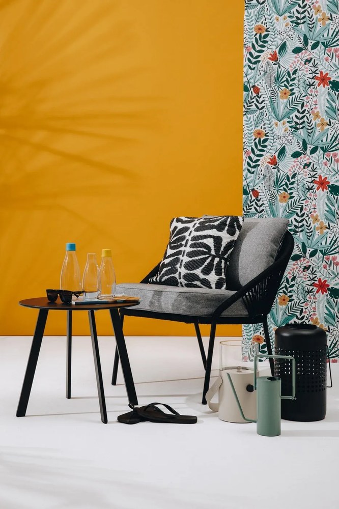 Čierna plynová lampa Cosi Drop, výška 37 cm