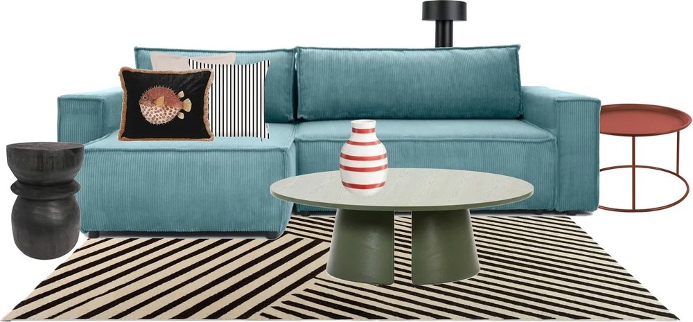 Zelený konferenčný stolík Teulat Cep, ø 110 cm