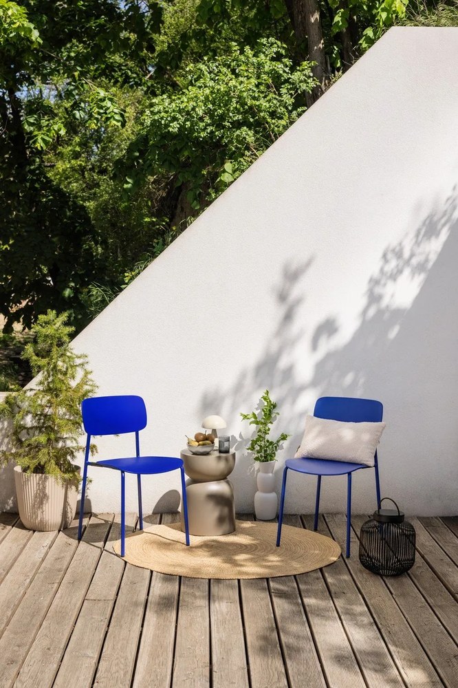 Betónový okrúhly záhradný stolík ø 32 cm Garbet – Kave Home