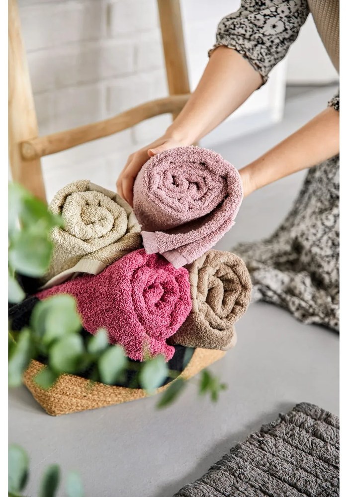 Sivá bavlnená kúpeľňová predložka Zone Tiles, 80 x 50 cm