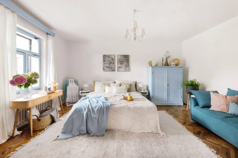 Krémovobiela bavlnená prikrývka na dvojlôžko 250x260 cm Sahara - Tiseco Home Studio