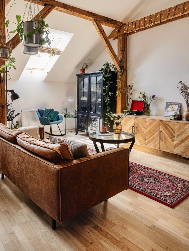 Hnedá sklenená váza Kähler Design Hammershøi, výška 18,5 cm