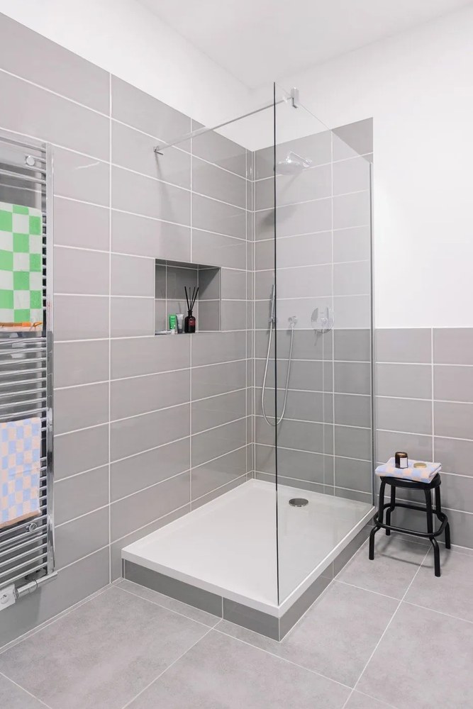 Modro-ružový uterák z bio bavlny 50x90 cm Retro - Mette Ditmer Denmark