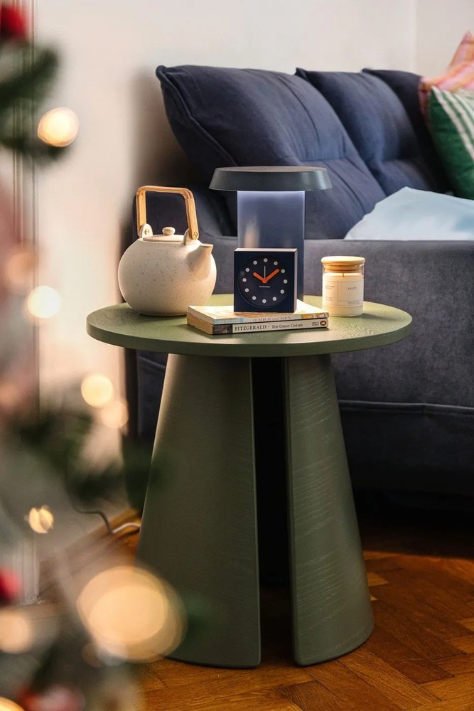 Modrá kovová stolná lampa Keen - Hübsch