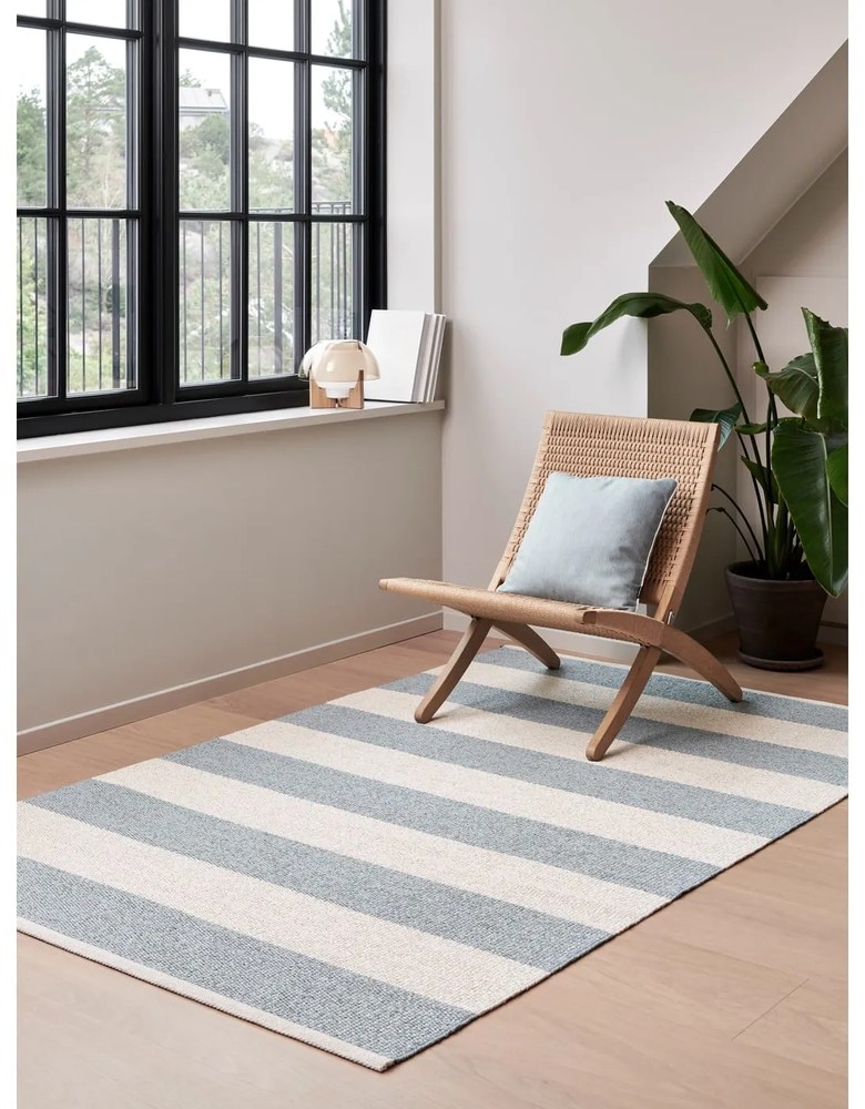 Svetlomodro-krémový vnútorný a vonkajší koberec 140x180 cm Bob Blue Fog – Pappelina