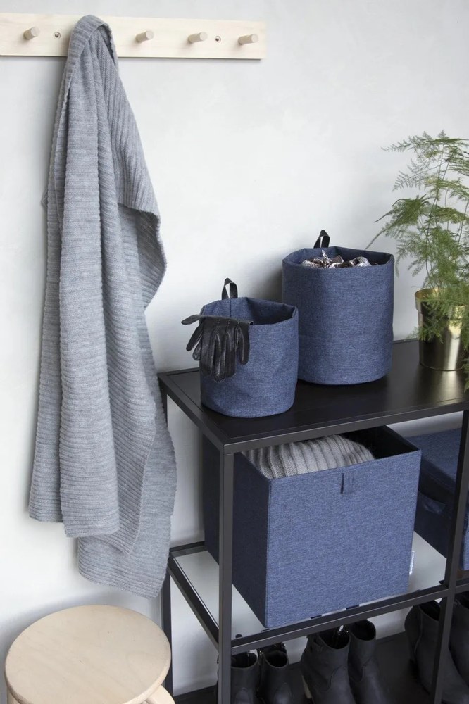 Látkový košík ø 22x22 cm Soft Storage – Bigso Box of Sweden