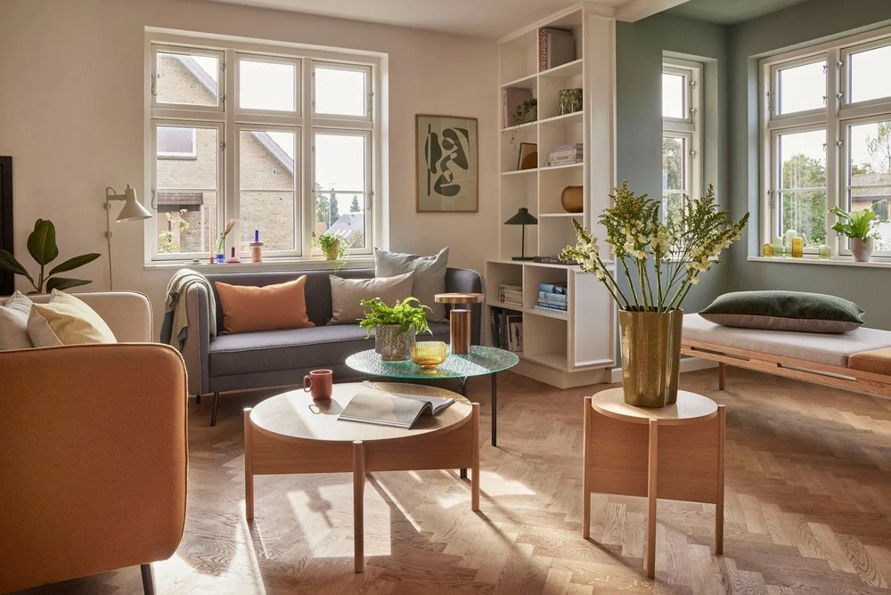 Svetlozelené nástenné svietidlo Studio – Hübsch