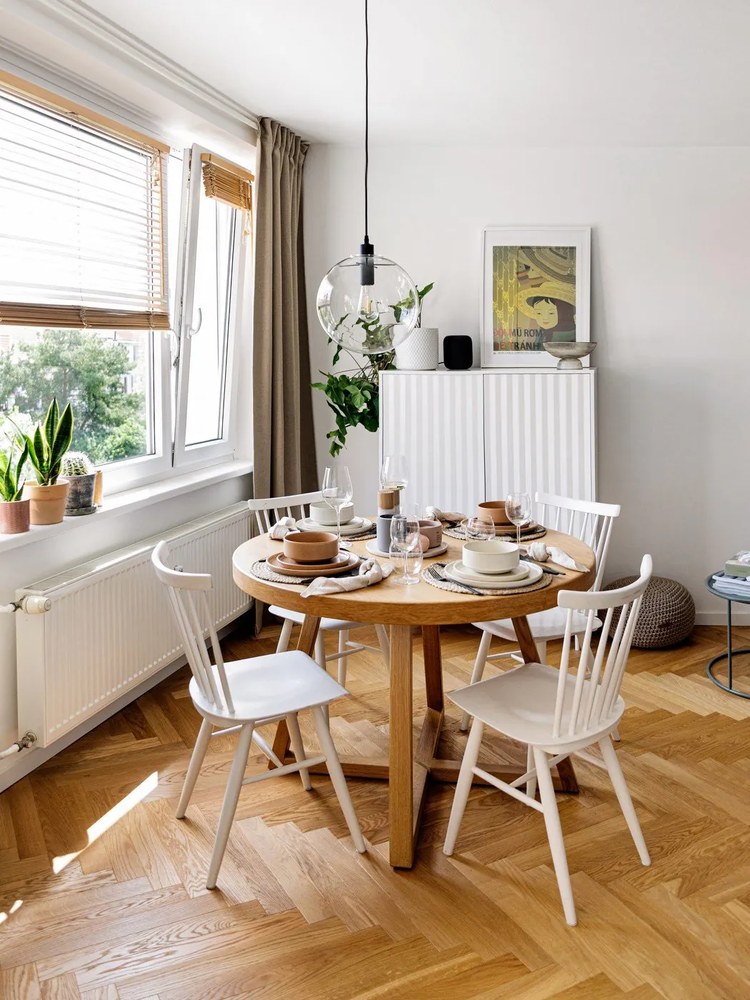 Biela vysoká komoda 97x130 cm Sierra - Teulat