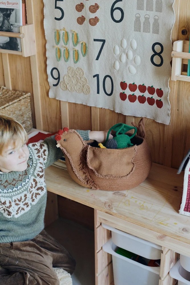 Detská nástenná dekorácia Farm Numbers – Lorena Canals