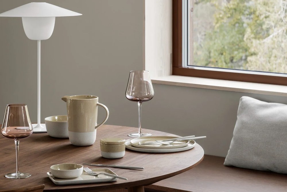 Svetlosivý vonkajší vankúš Blomus Grow, 38 x 38 cm