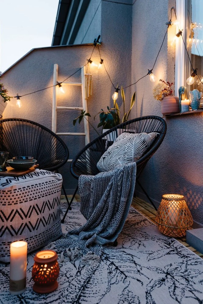 Čierne záhradné kreslo z umelého ratanu Bonami Selection Avocado