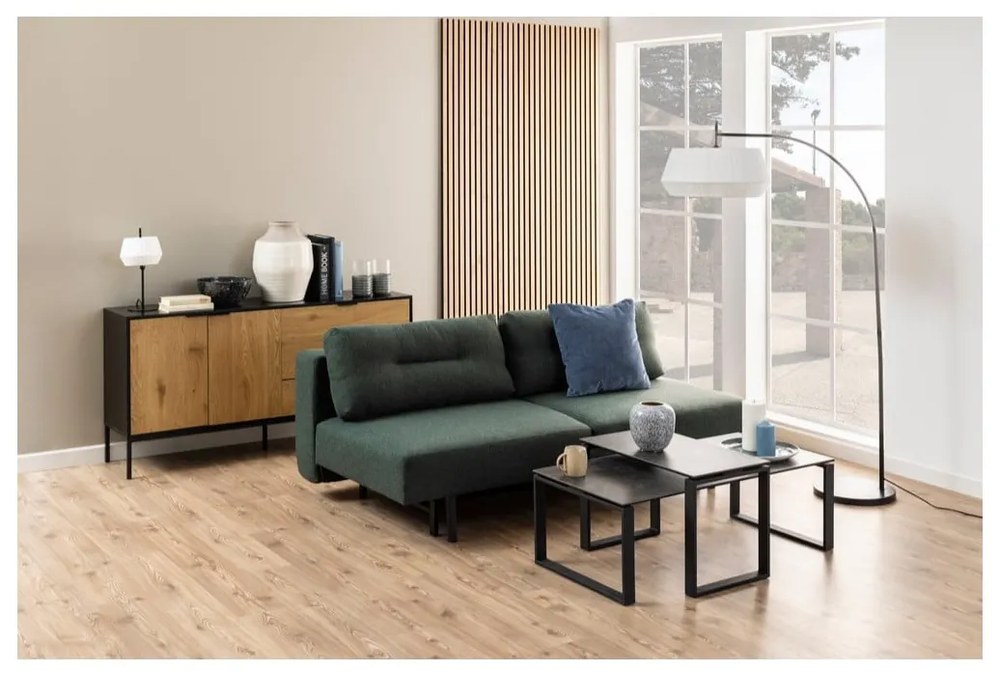 Sada 2 konferenčných stolíkov so sklenenou doskou Actona Katrine