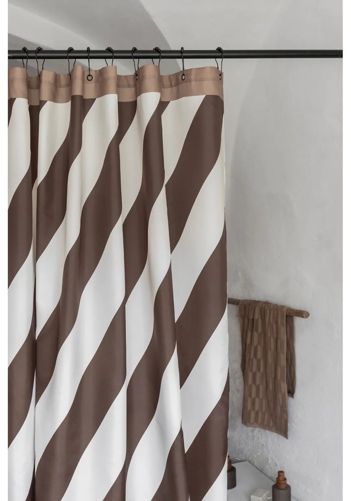 Hnedý sklenený dávkovač mydla 280 ml Modest – Mette Ditmer Denmark