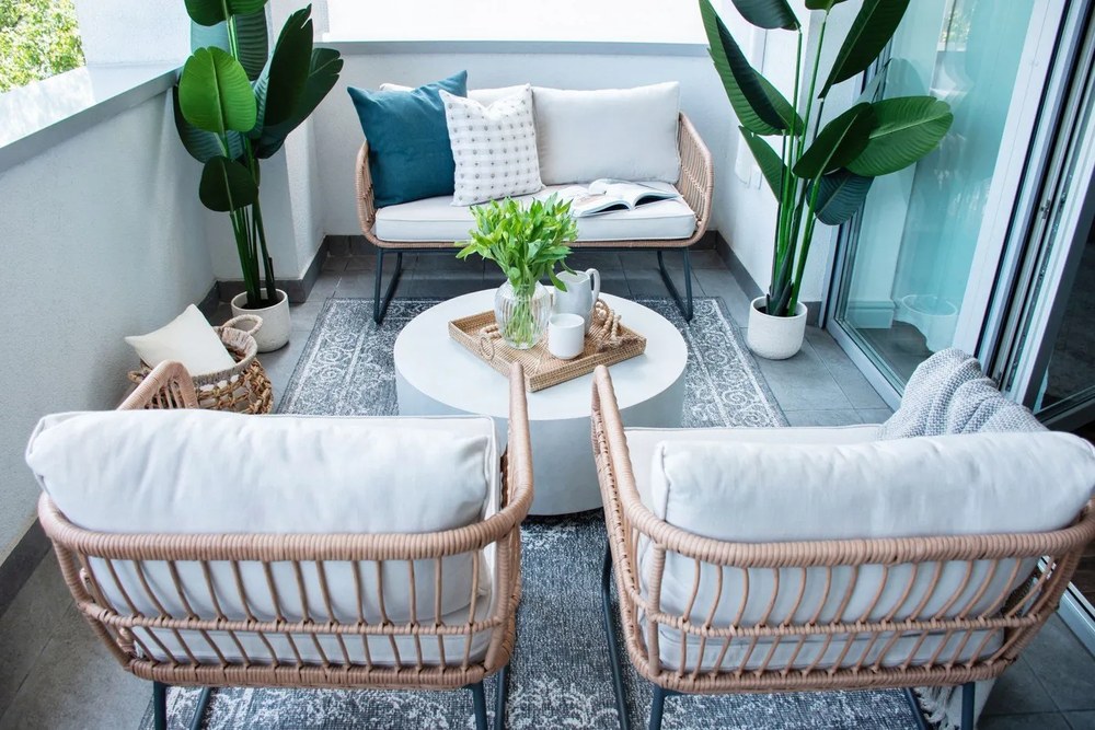 Záhradná sedačka z umelého ratanu Bonami Essentials Vistdal