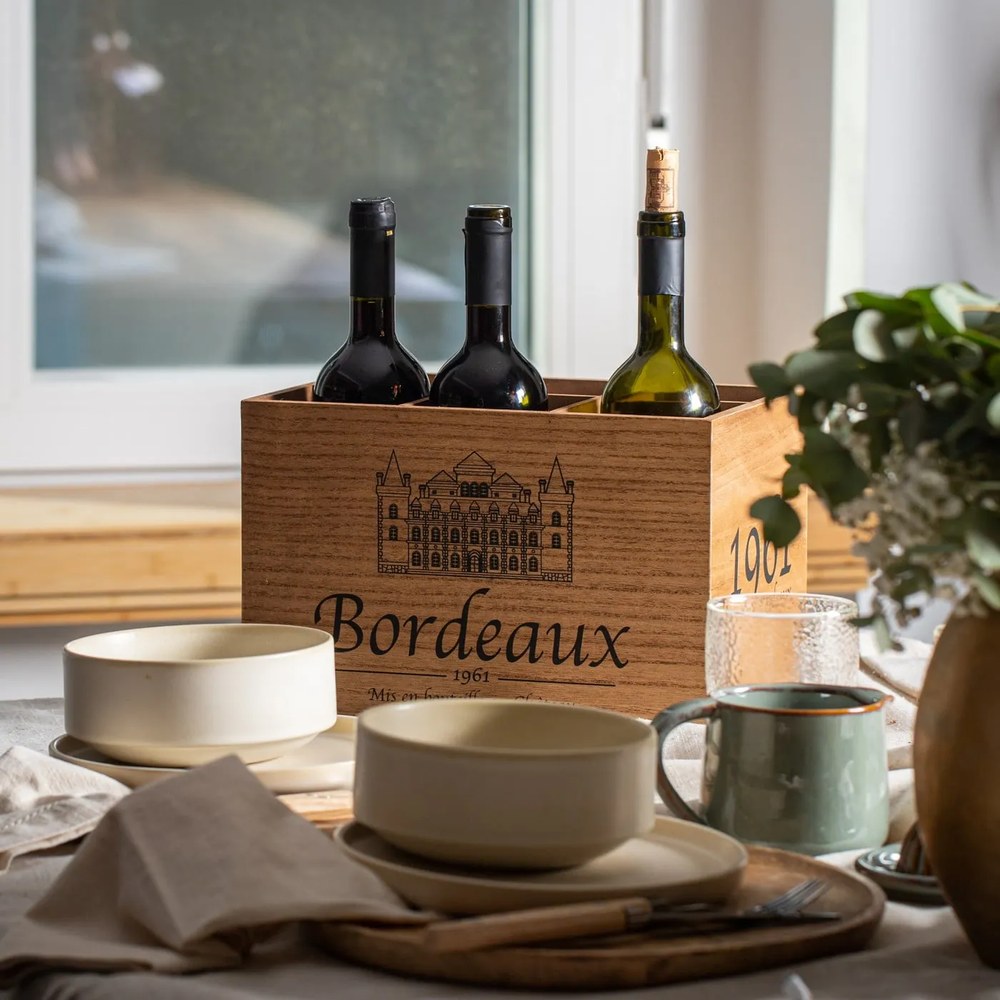 Drevený stojan na víno Balvi Bordeaux