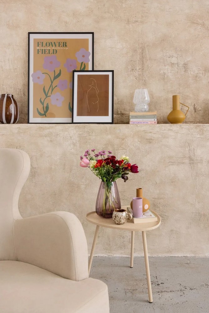 Béžové kreslo ušiak Noemye – Bonami Selection