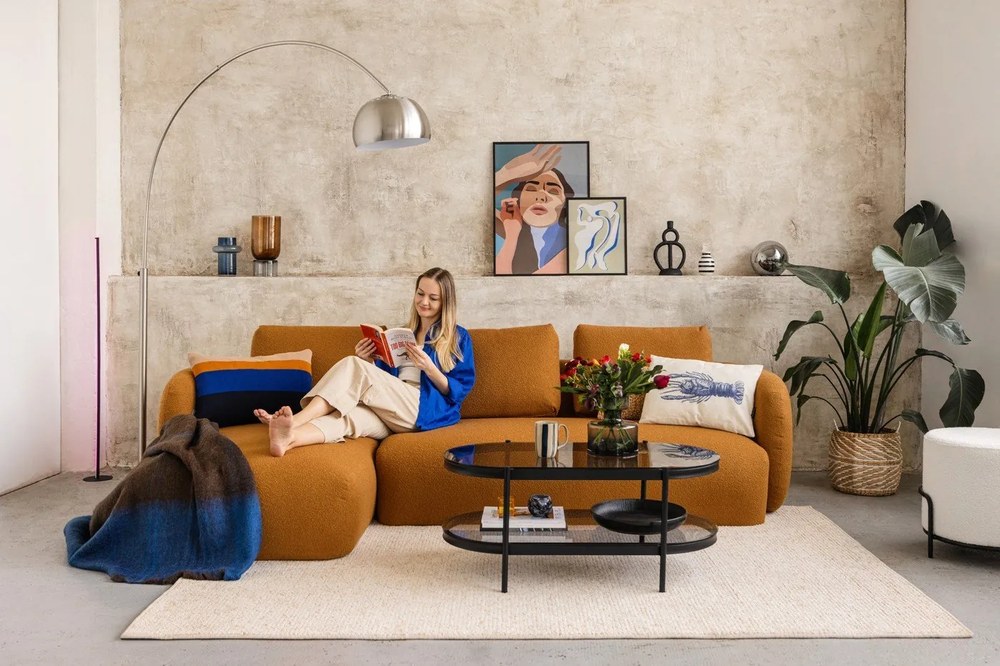 Stojacia lampa White Label Metal Bow