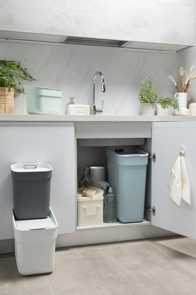 Svetlozelená nádoba na kompostovateľný odpad 5 l Ready To Collect – Curver