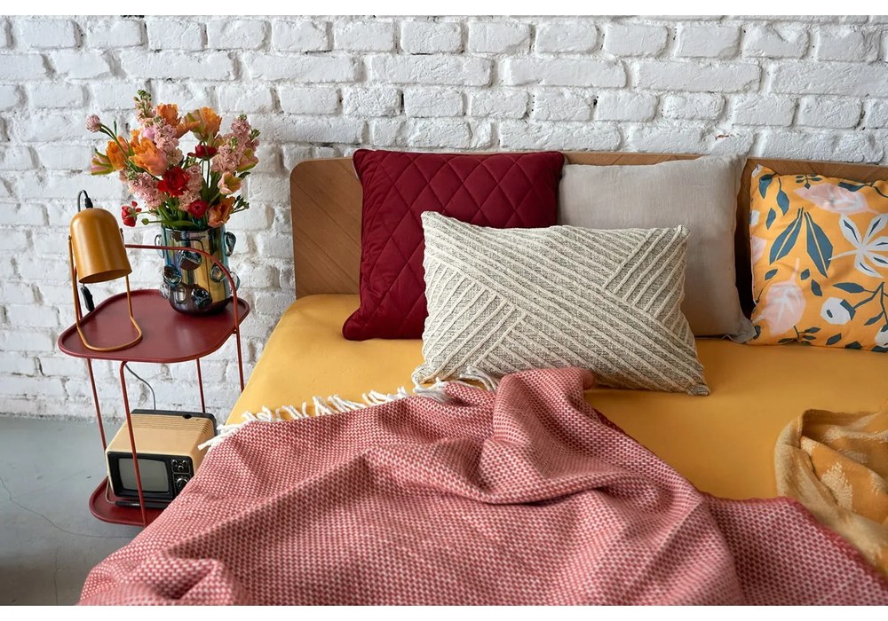 Žltá stolová lampa Leitmotiv Enchant